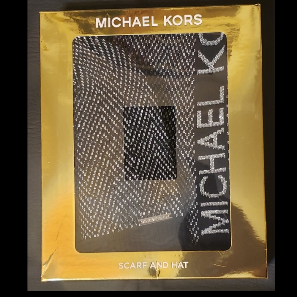 Gold Box -Michael Kors Women's Hat & Scarf Sets